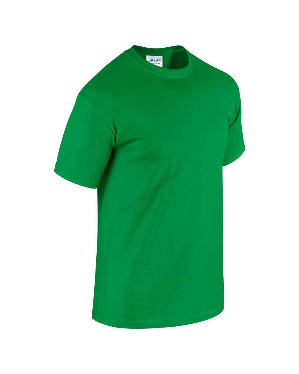 Gildan 5000 Irish Green póló (100% pamut, zöld)  (D216)