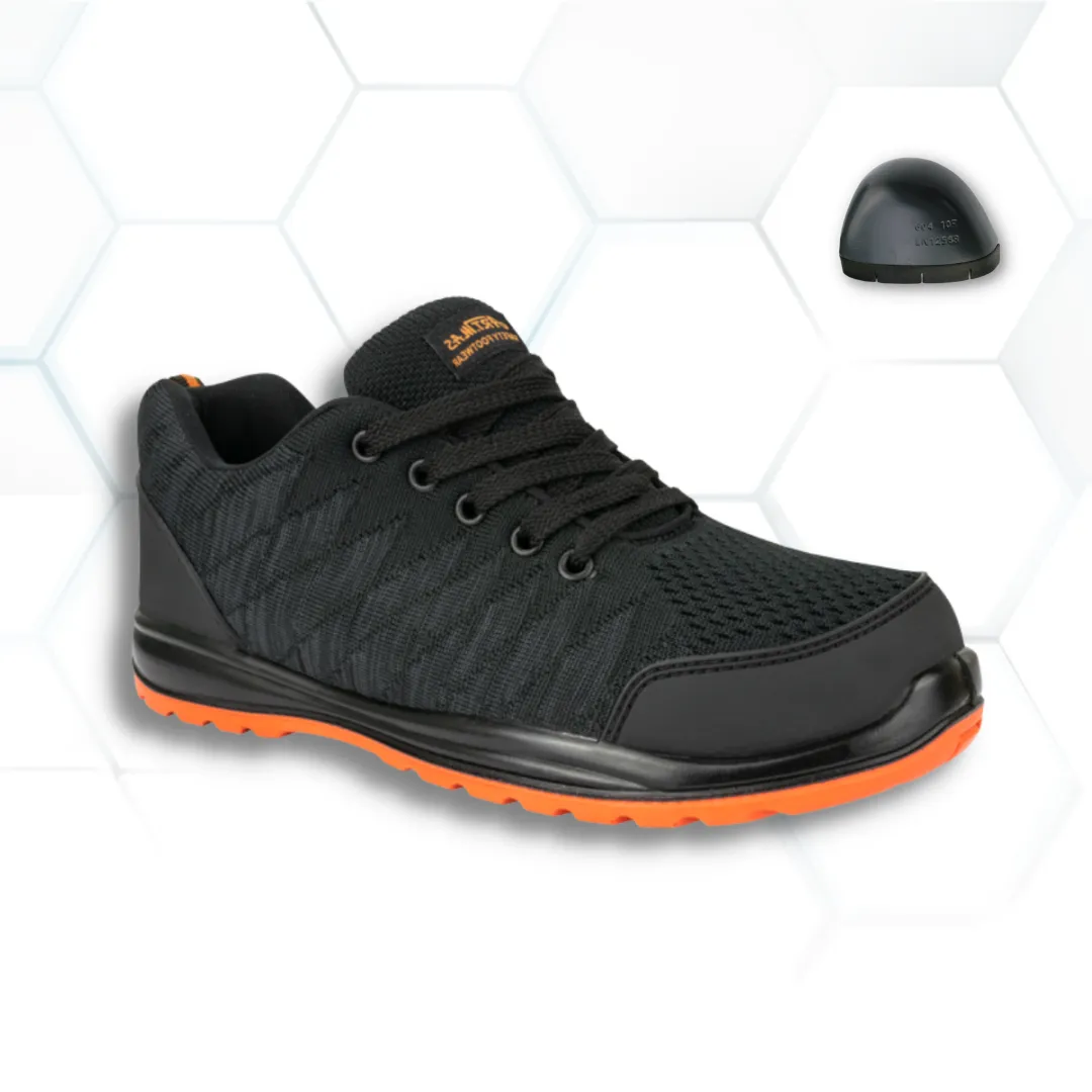 BTex Black S1 Ultrakönnyű sportos munkavédelmi cipő (SRC) (D152)