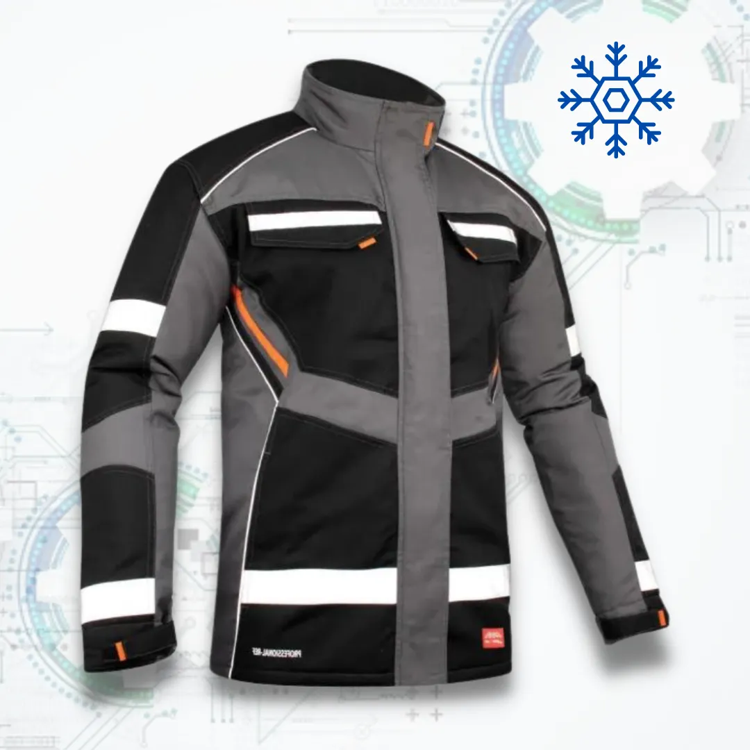 Professional-Ref Winter Long KRT - Téli Munkavédelmi Kabát (D219)