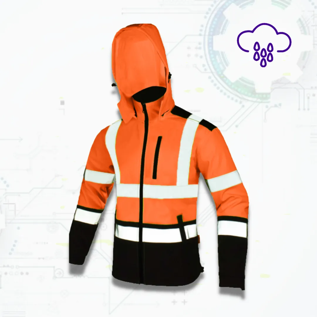 SOFTREF Orange KRT - Softshell kabát - vízlepergető (D224)