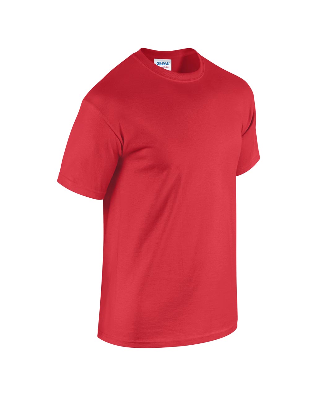 Gildan 5000 Red póló (100% pamut, piros) (D216)