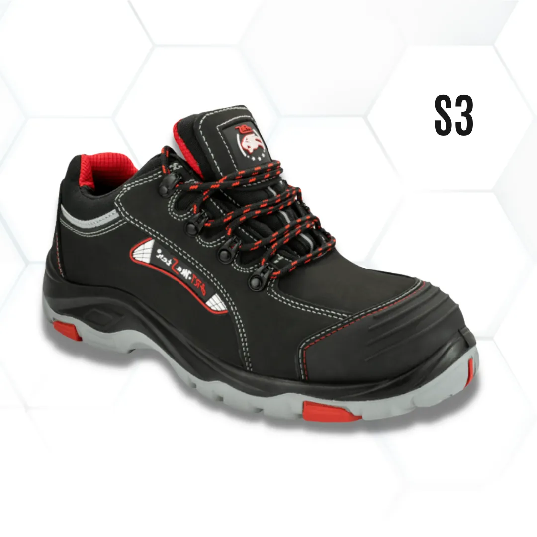 Premium BPN Red S3 Strapabíró Munkavédelmi cipő (SRC, HRO) (D312)