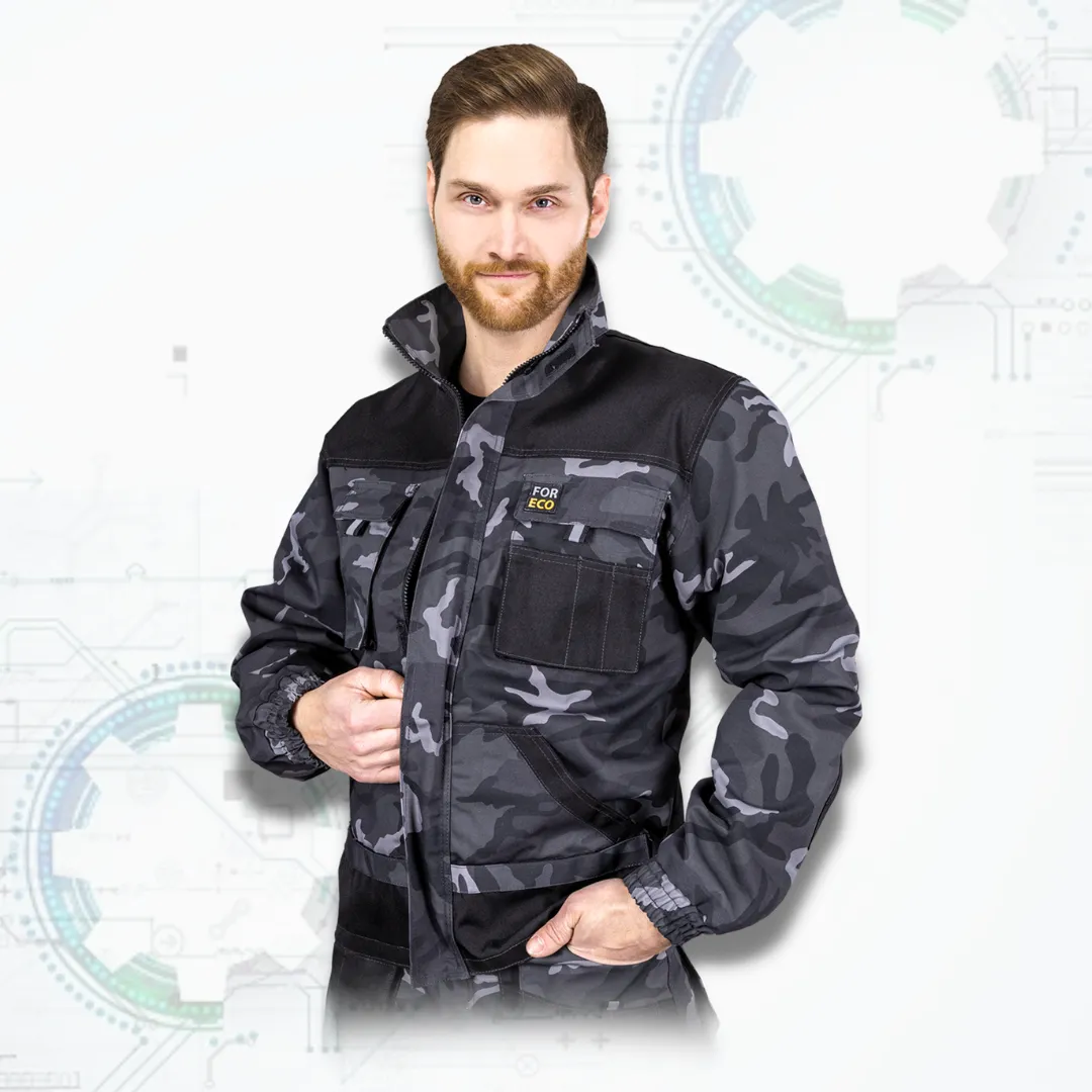 FORECO CAMO KRT - Terepszínű munkavédelmi kabát (D126)